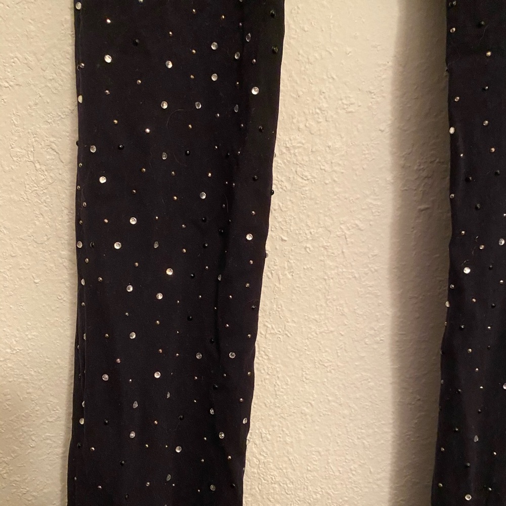 Rhinestoned Tights